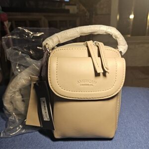 American Leather Co. Cream Crossbody Bag